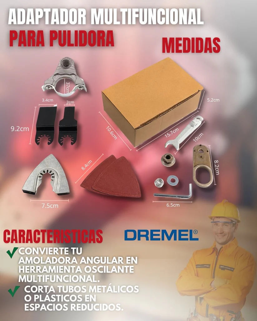 ADAPTADOR MULTIFUNCIONAL PARA AMOLADORA